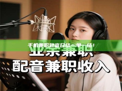 焦作手机兼职致富日结一单一结！