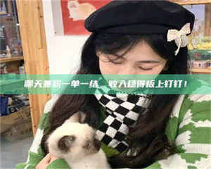 焦作聊天兼职一单一结，收入稳得板上钉钉！ 第1张