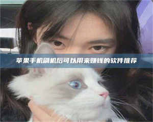 焦作苹果手机刷机后可以用来赚钱的软件推荐 第1张